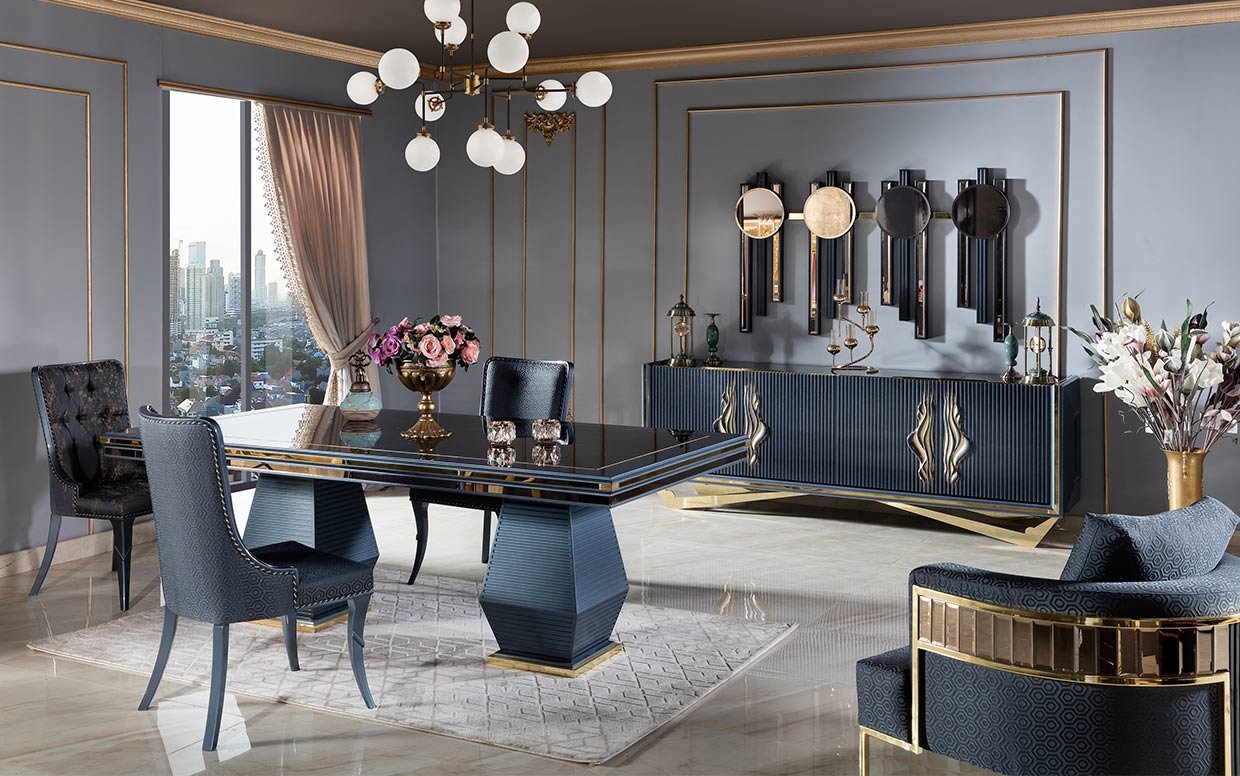 smr vela luxury yemek odasi 1 | Özbay Mobilya