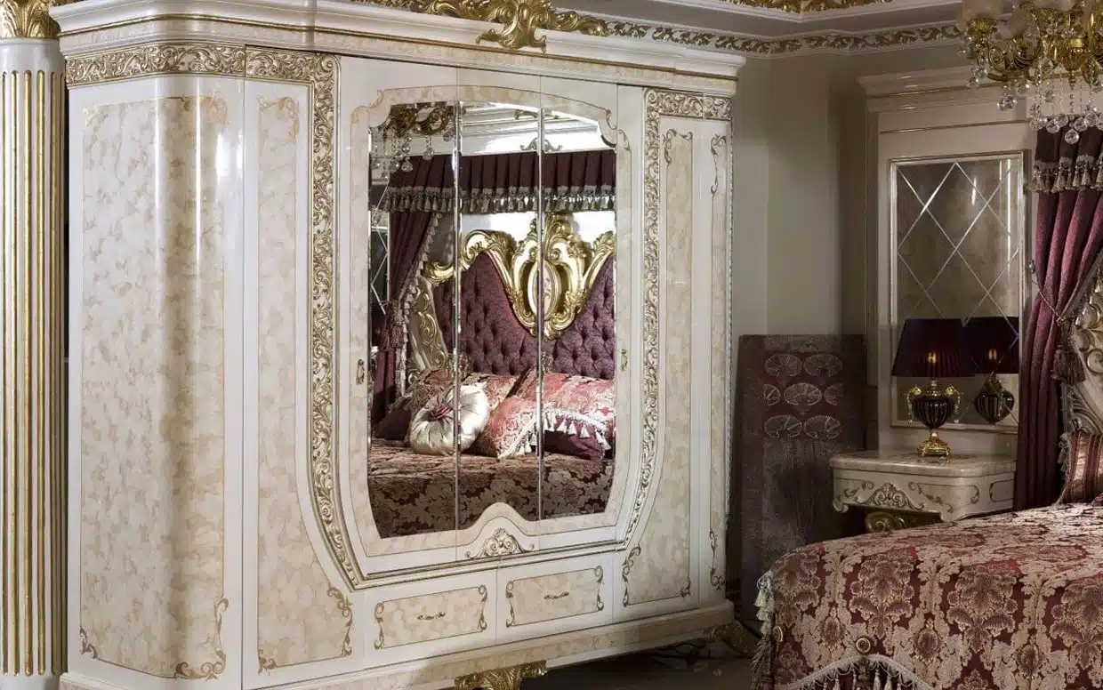 yakut klasik yatak odasi takimi 2 | Özbay Mobilya Iraq